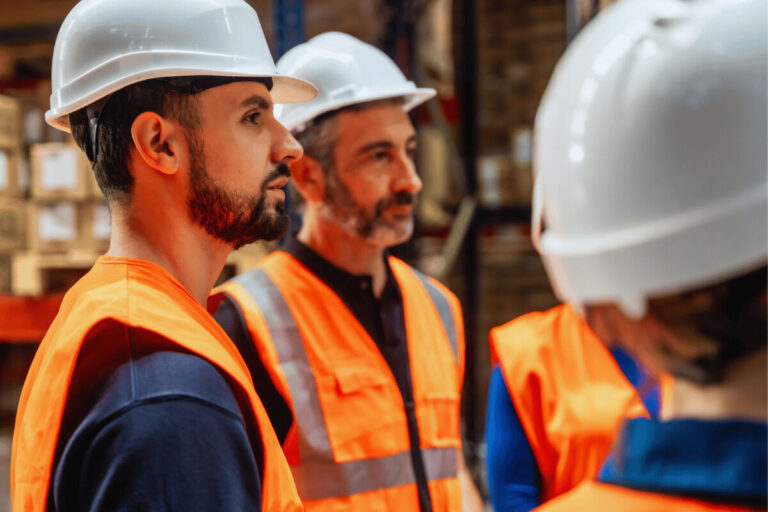 Salariés en formation pour la sécurité au travail