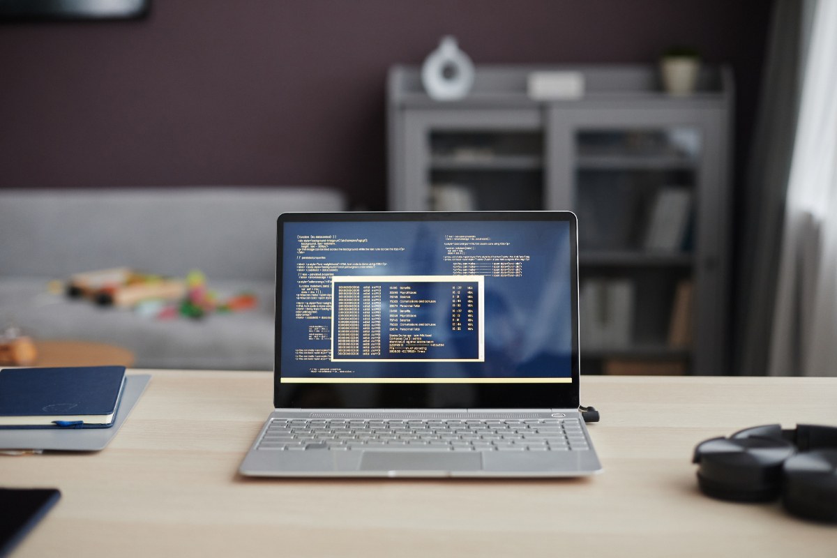 Un Microsoft ouvert sur un ordinateur portable