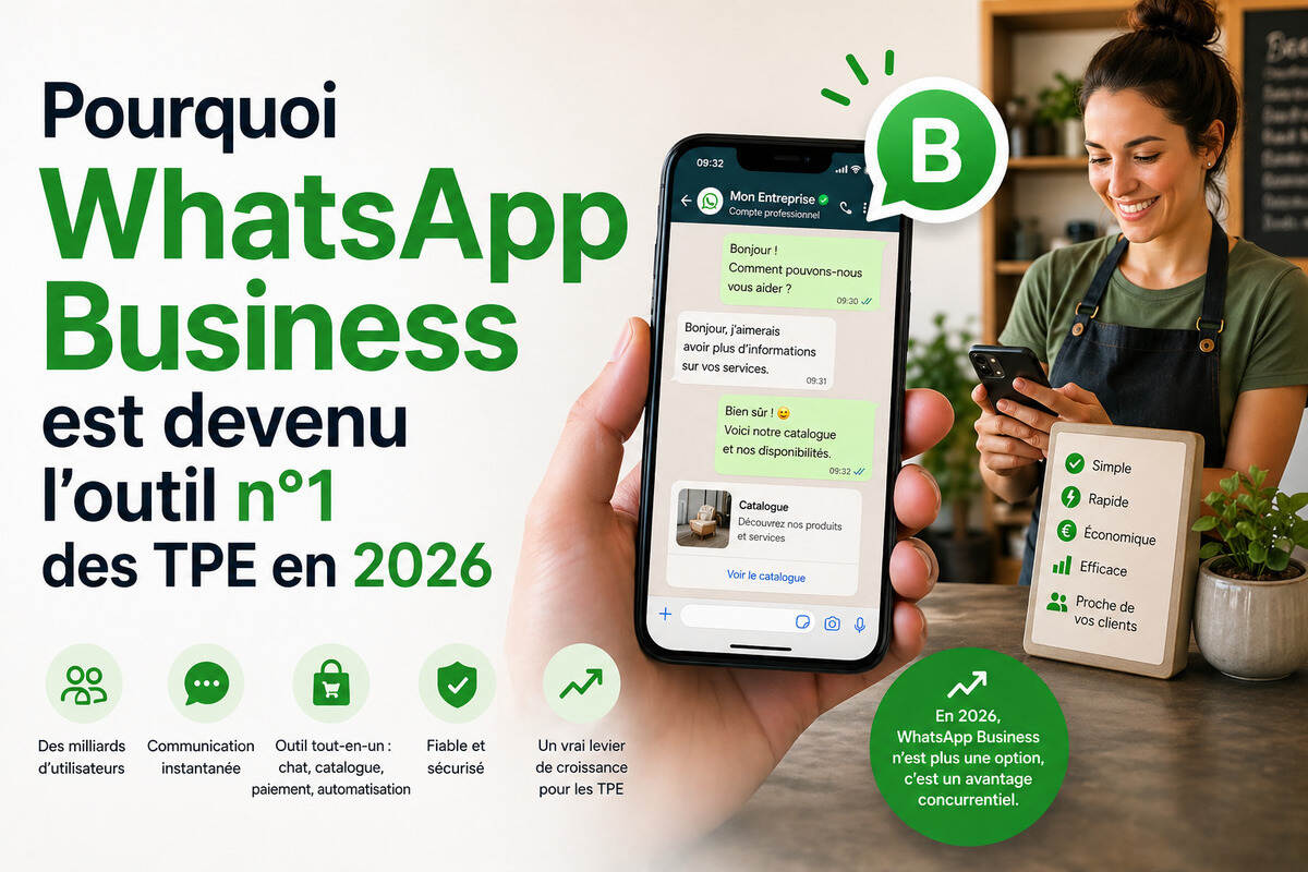 WhatsApp Business l'application pour les TPE